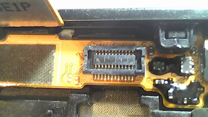 The connector of camera modul
